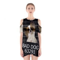 Bad Dog Shoulder Cutout One Piece by Valentinaart