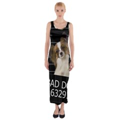 Bad Dog Fitted Maxi Dress by Valentinaart