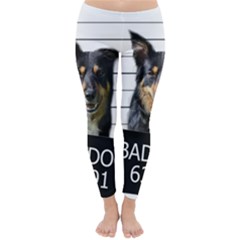 Bad Dog Classic Winter Leggings by Valentinaart