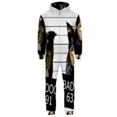 Bad Dog Hooded Jumpsuit (men)  by Valentinaart