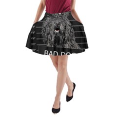 Bad Dog A-line Pocket Skirt by Valentinaart