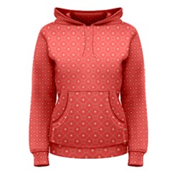 Decorative Retro Hearts Pattern  Women s Pullover Hoodie by TastefulDesigns