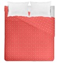 Decorative Retro Hearts Pattern  Duvet Cover Double Side (Queen Size) View2