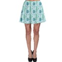 Flowers And Leaves Pattern Skater Skirt View1