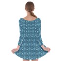 Seamless Floral Background  Long Sleeve Skater Dress View2