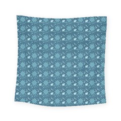 Seamless Floral Background  Square Tapestry (small) by TastefulDesigns