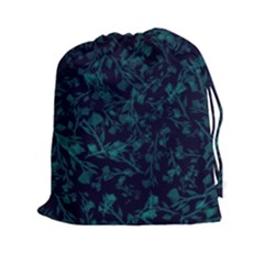 Leaf Pattern Drawstring Pouches (xxl) by berwies