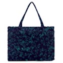 leaf pattern Medium Zipper Tote Bag View1