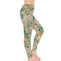 Hand drawn batik floral pattern Leggings  View4