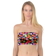 Colorful Yummy Donuts Pattern Bandeau Top by EDDArt