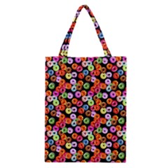 Colorful Yummy Donuts Pattern Classic Tote Bag by EDDArt