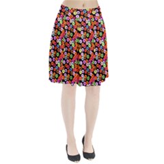 Colorful Yummy Donuts Pattern Pleated Skirt by EDDArt