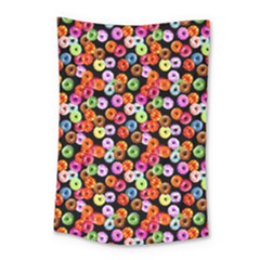 Colorful Yummy Donuts Pattern Small Tapestry by EDDArt