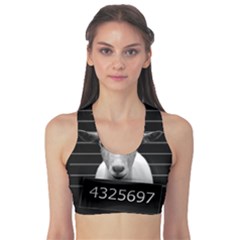 Criminal Goat  Sports Bra by Valentinaart