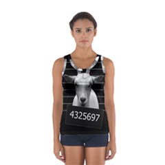 Criminal Goat  Women s Sport Tank Top  by Valentinaart