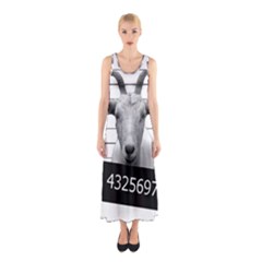 Criminal Goat  Sleeveless Maxi Dress by Valentinaart