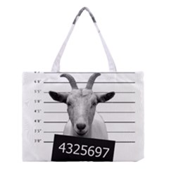 Criminal Goat  Medium Tote Bag by Valentinaart