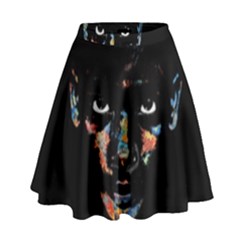 Wild Child  High Waist Skirt by Valentinaart