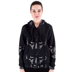 Wild Child  Women s Zipper Hoodie by Valentinaart