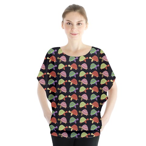 Turtle Pattern Blouse by Valentinaart