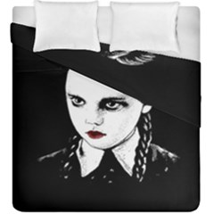 Wednesday Addams Duvet Cover Double Side (king Size) by Valentinaart