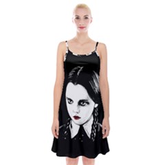 Wednesday Addams Spaghetti Strap Velvet Dress by Valentinaart