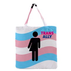 Transgender  Grocery Tote Bag by Valentinaart