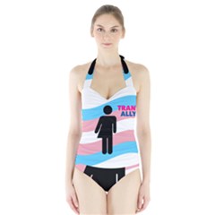 Transgender  Halter Swimsuit by Valentinaart