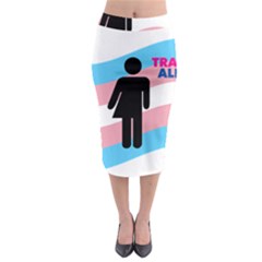 Transgender  Midi Pencil Skirt by Valentinaart