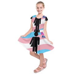 Transgender  Kids  Short Sleeve Dress by Valentinaart