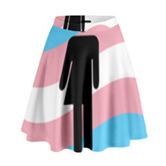 Transgender  High Waist Skirt by Valentinaart