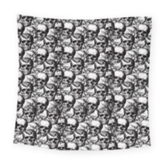 Skulls Pattern  Square Tapestry (large) by Valentinaart