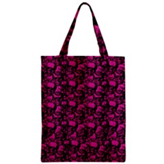 Skulls Pattern  Zipper Classic Tote Bag by Valentinaart