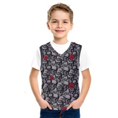 Skulls And Roses Pattern  Kids  Sportswear