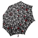 Skulls and roses pattern  Hook Handle Umbrellas (Large) View2