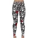 Skulls and roses pattern  Classic Yoga Leggings View1