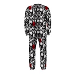 Skulls And Roses Pattern  Onepiece Jumpsuit (kids) by Valentinaart