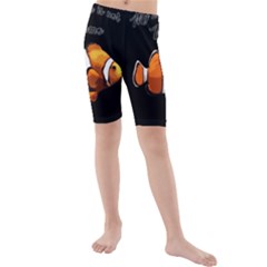 Clown Fish Kids  Mid Length Swim Shorts by Valentinaart