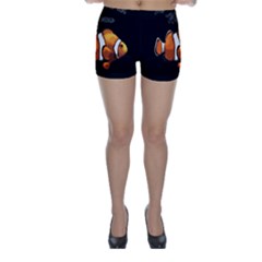 Clown Fish Skinny Shorts by Valentinaart