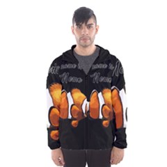 Clown Fish Hooded Wind Breaker (men) by Valentinaart