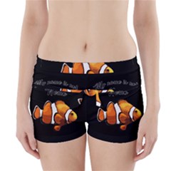 Clown Fish Boyleg Bikini Wrap Bottoms by Valentinaart