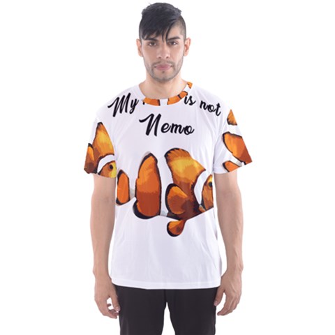 Clown Fish Men s Sport Mesh Tee by Valentinaart