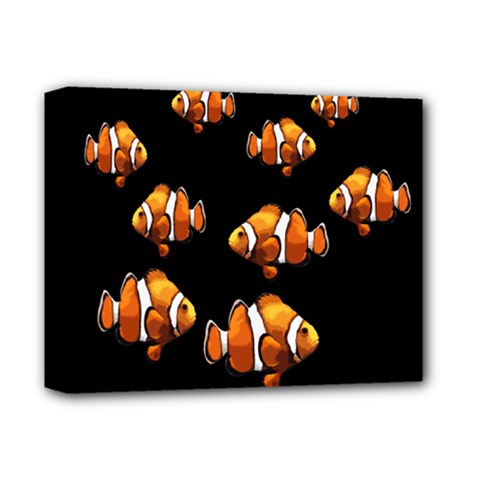 Clown Fish Deluxe Canvas 14  X 11  by Valentinaart