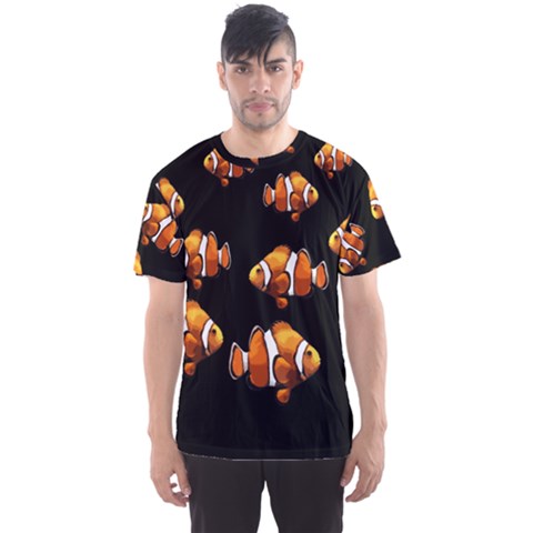 Clown Fish Men s Sport Mesh Tee by Valentinaart