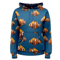 Clown Fish Women s Pullover Hoodie by Valentinaart