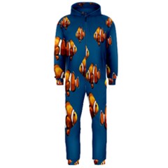 Clown Fish Hooded Jumpsuit (men)  by Valentinaart