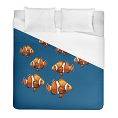 Clown Fish Duvet Cover (full/ Double Size) by Valentinaart