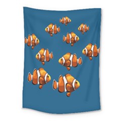 Clown Fish Medium Tapestry by Valentinaart