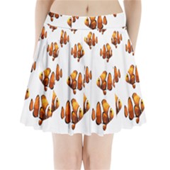 Clown Fish Pleated Mini Skirt by Valentinaart