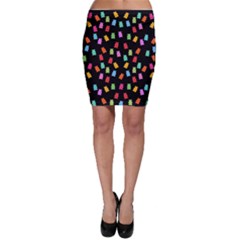 Candy Pattern Bodycon Skirt by Valentinaart